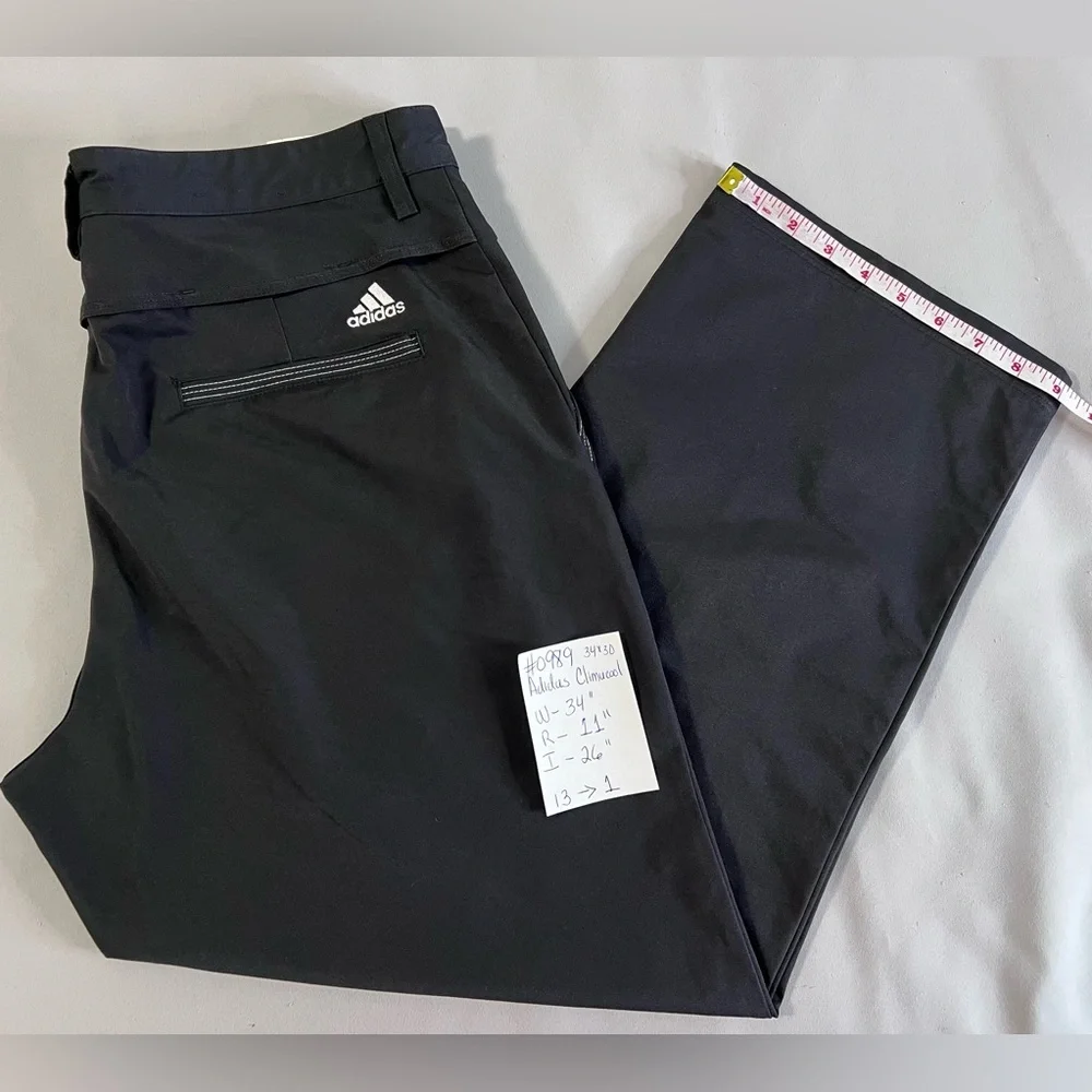 Vintage Adidas Men’s Golf Athletic pants Black Size 34X30‎